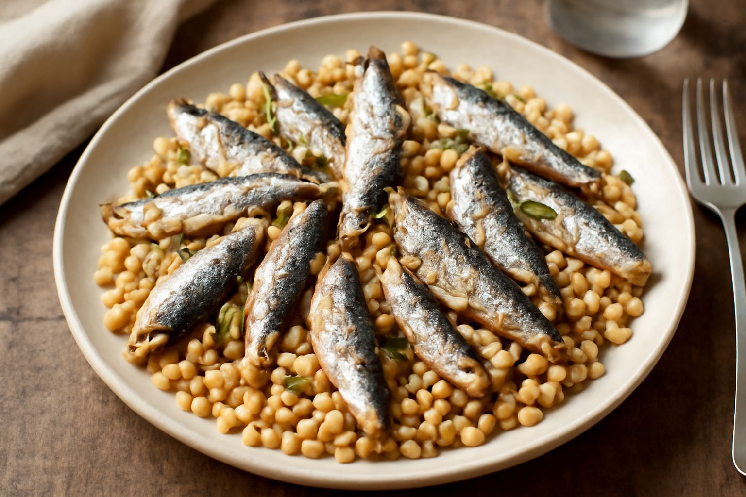 Fregola con le sardine