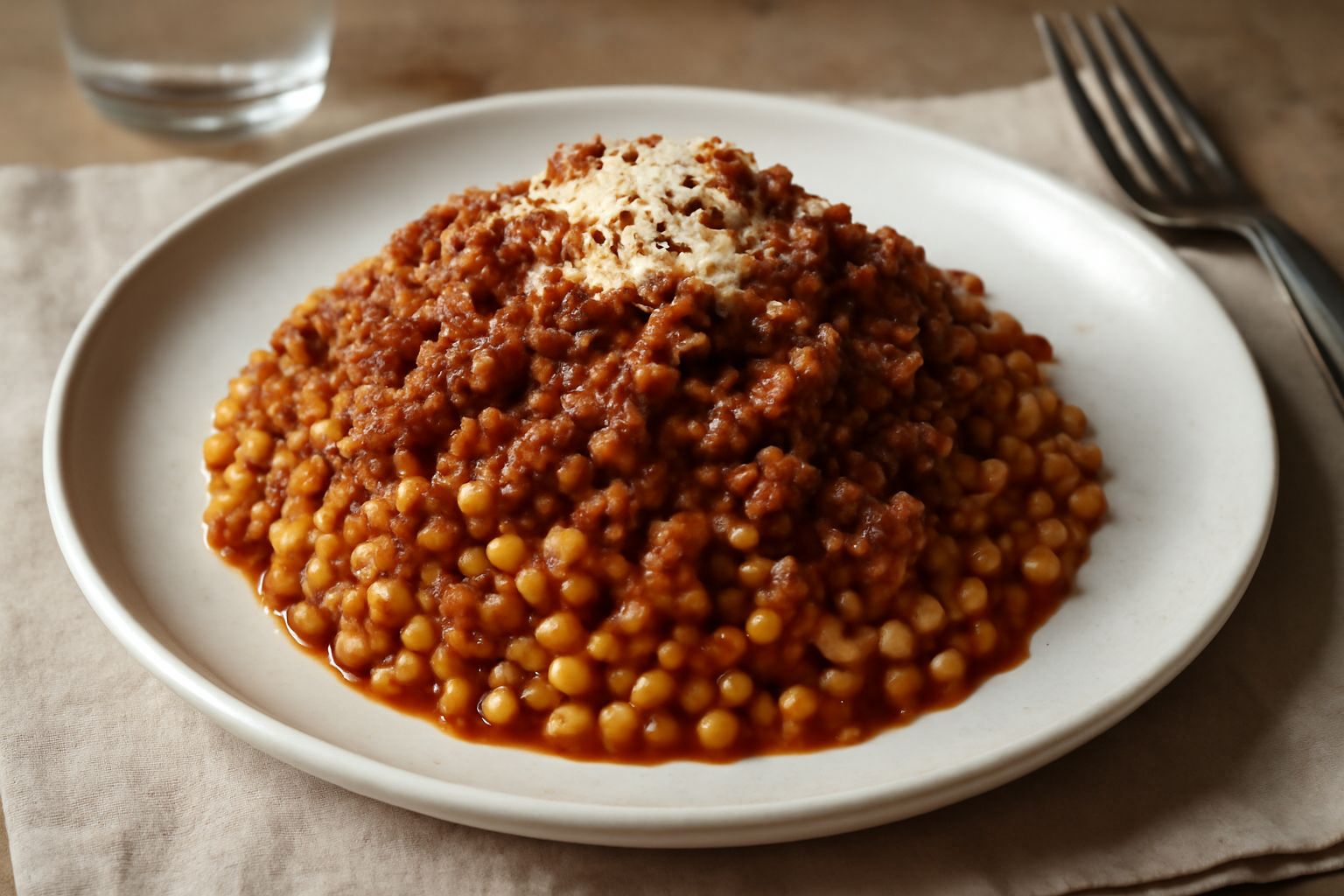 Fregola con ragù