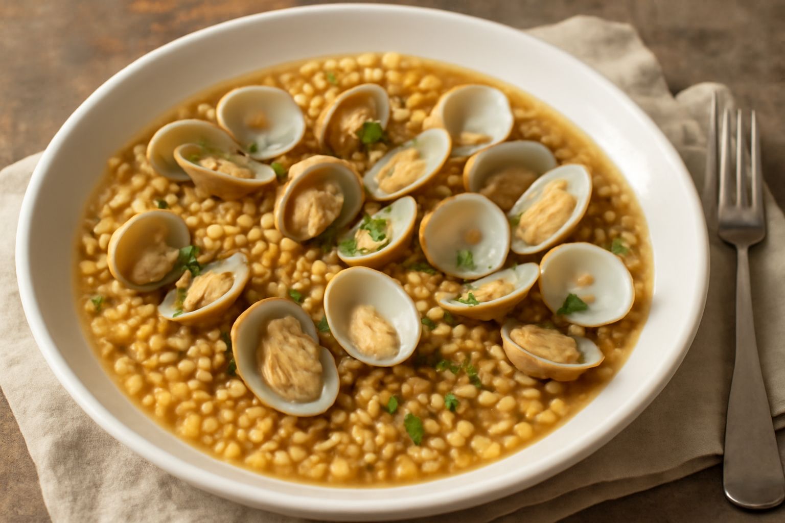 Fregola con vongole