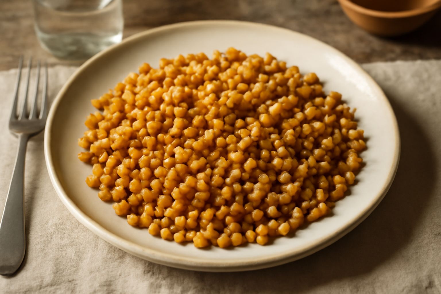 Fregola tostata: croccantezza che nutre con leggerezza e minerali del grano integrale