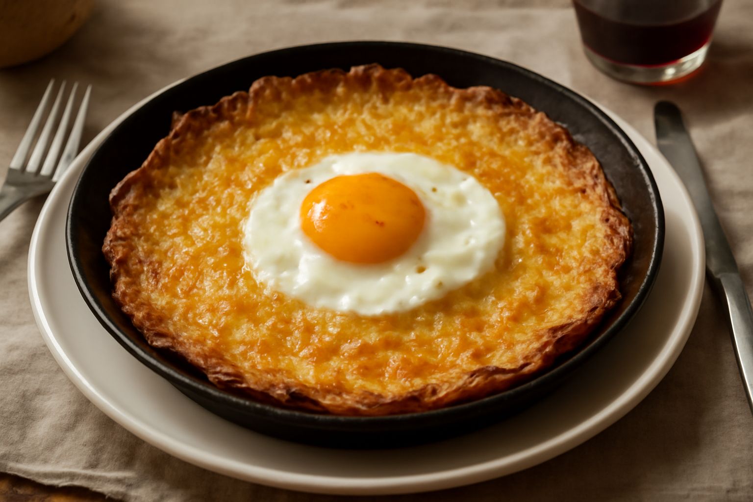 Frico con uovo