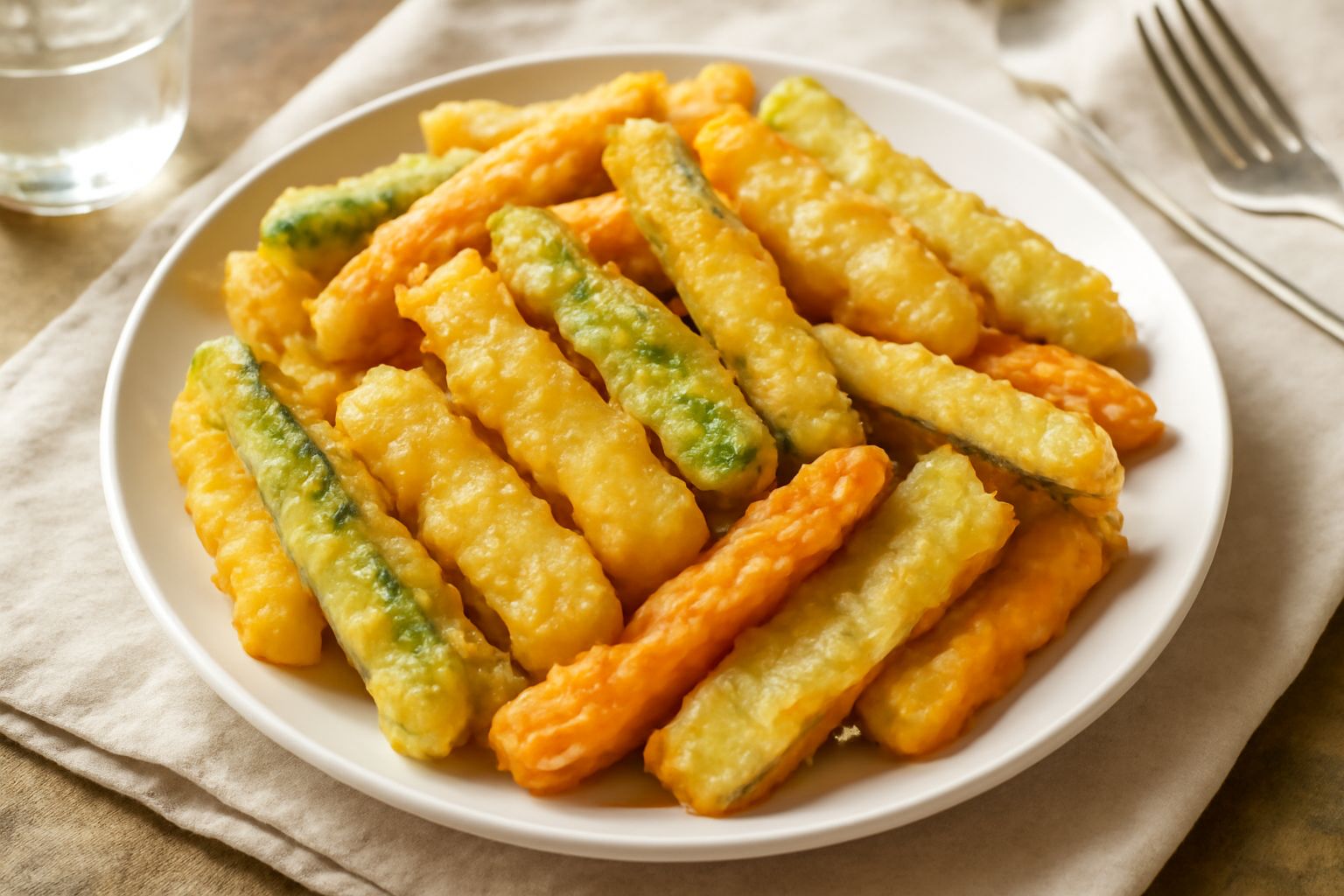 Fritta di verdure: croccante fuori, tenera dentro, carica di vitamine e leggerezza