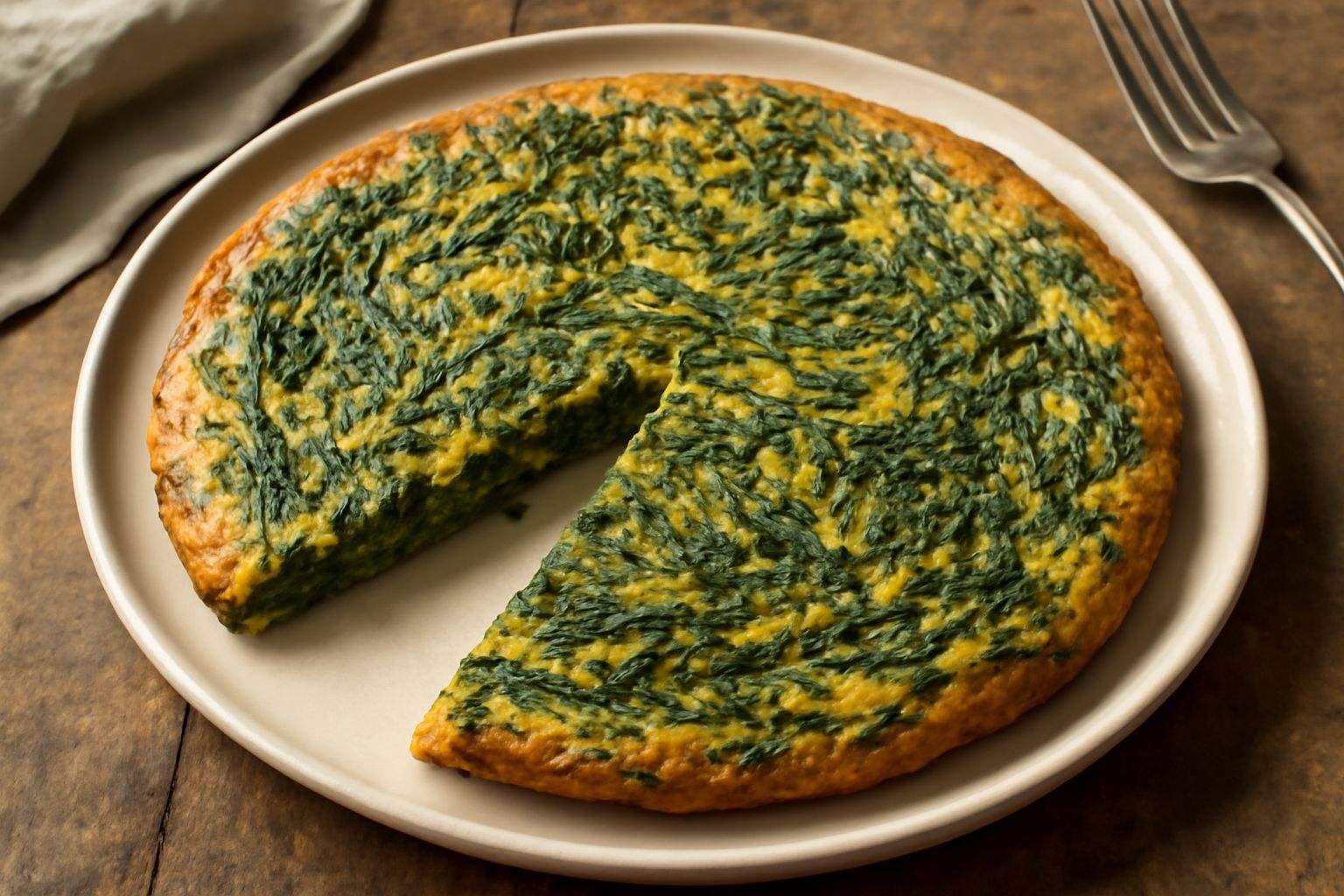 Frittata di cicoria selvatica