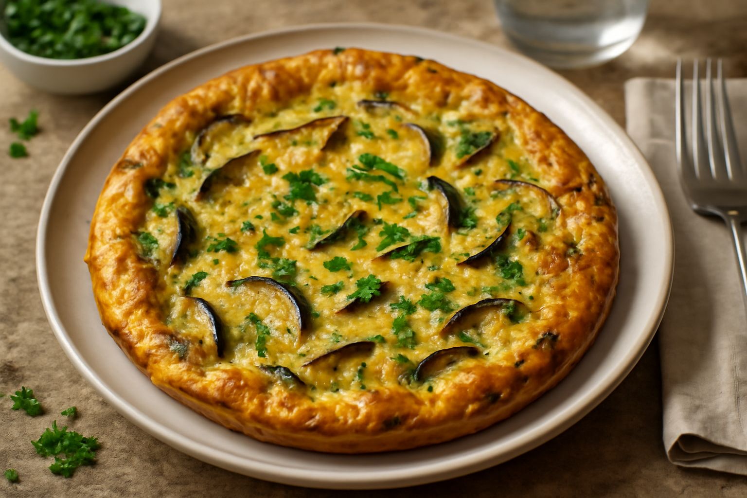 Frittata di melanzana