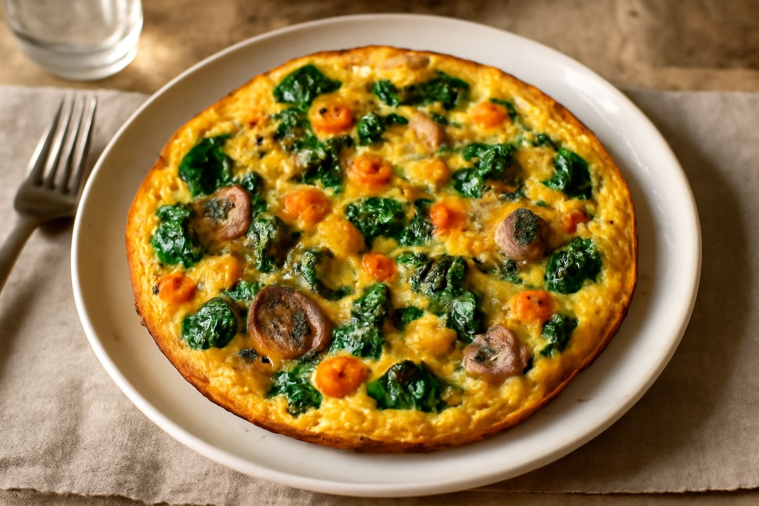 Frittata di verdure avanzate
