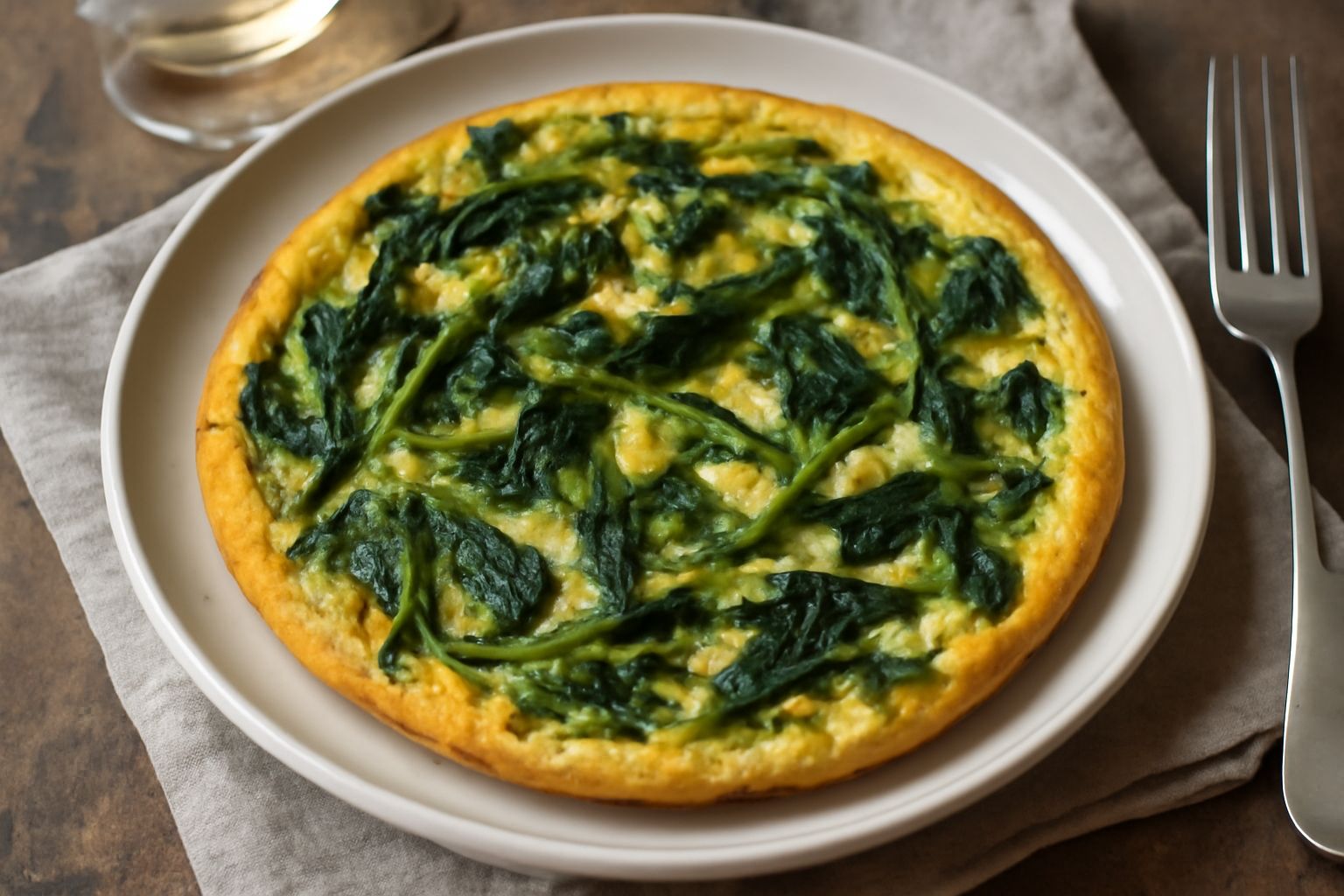Frittata di verdure selvatiche