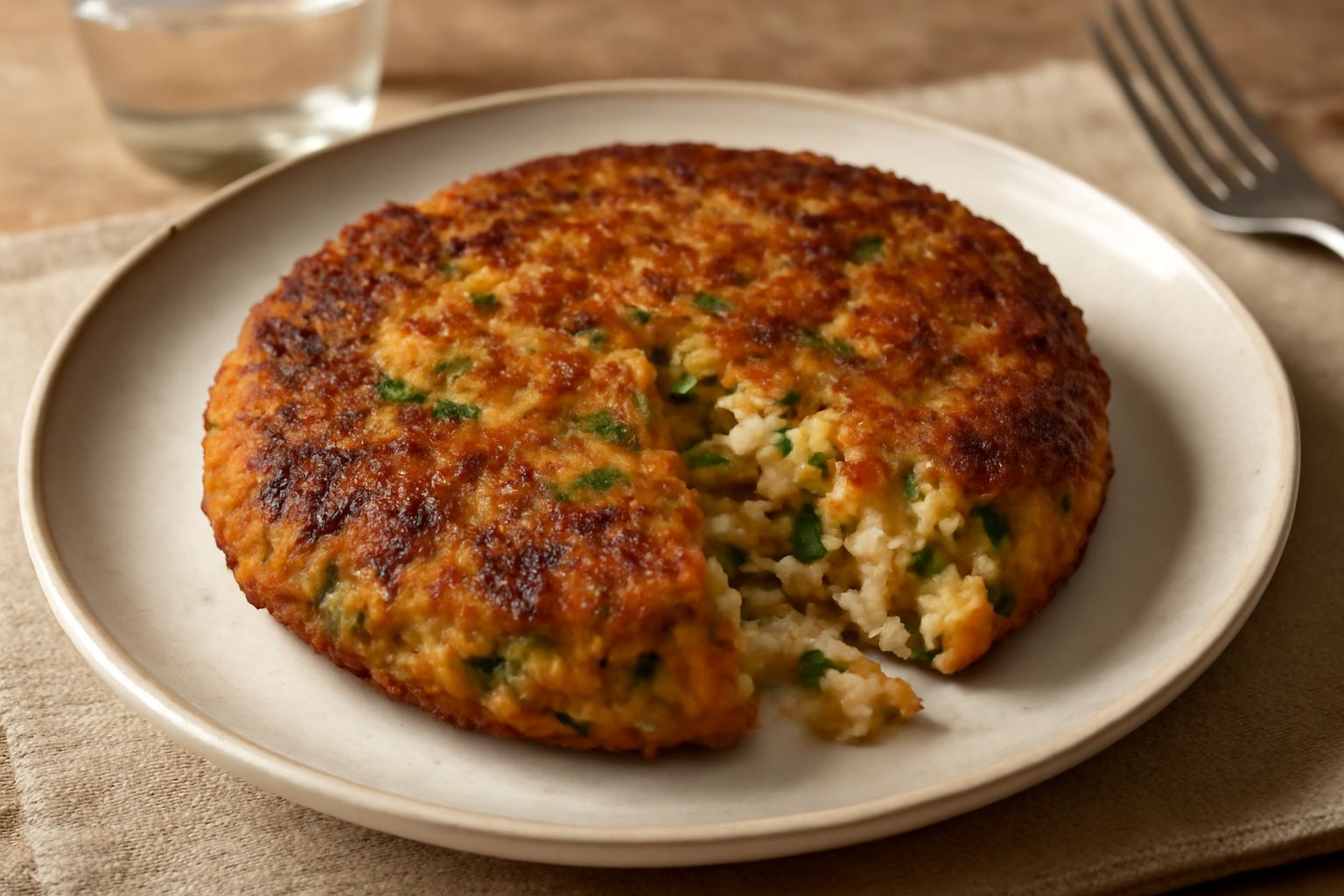 Frittella di verdure e pane