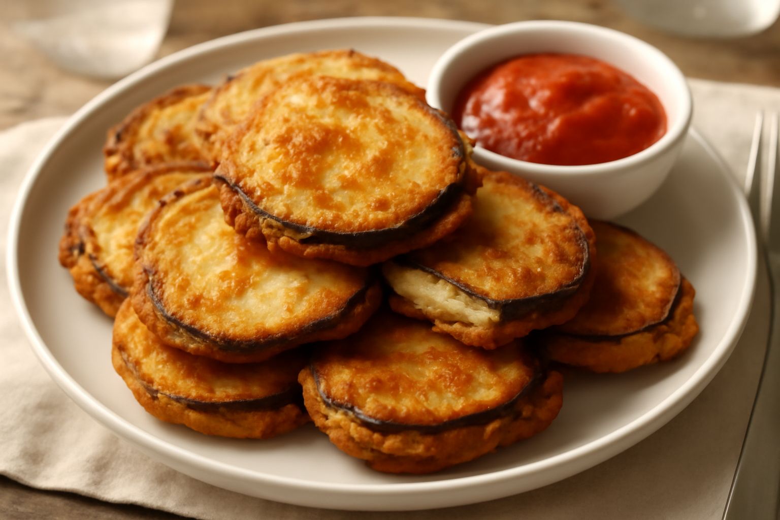 Frittelle di melanzana