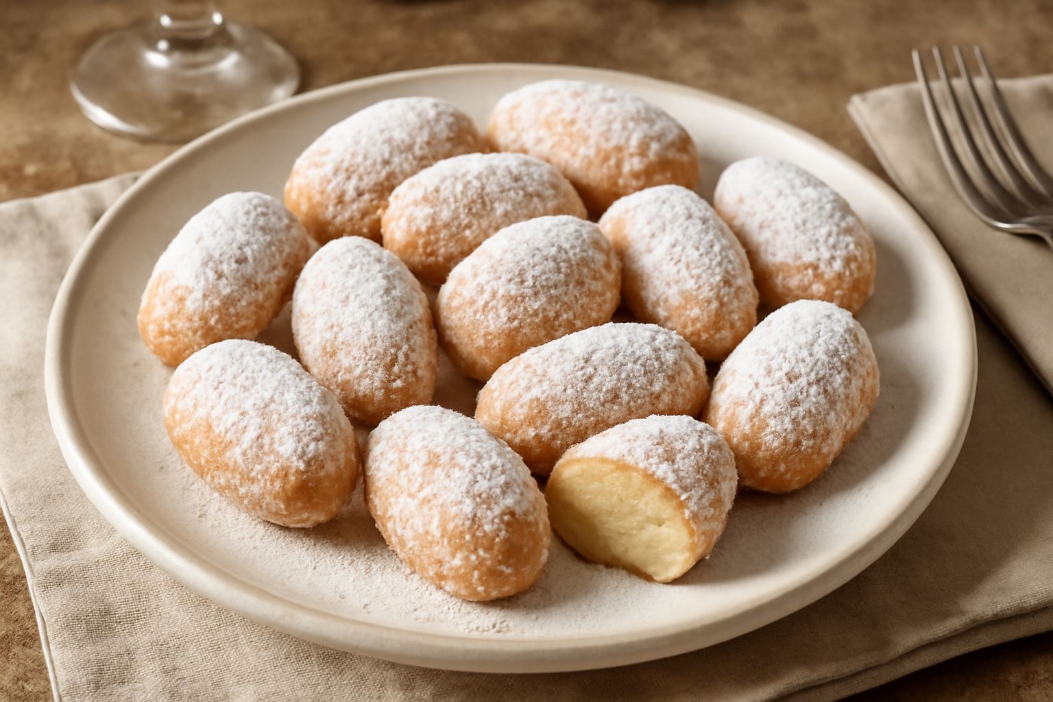 Frittelle di pasta reale