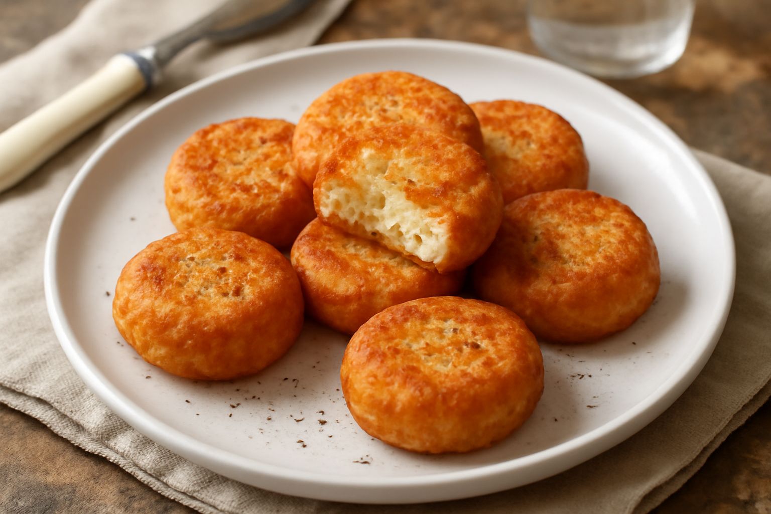Frittelle di ricotta salata