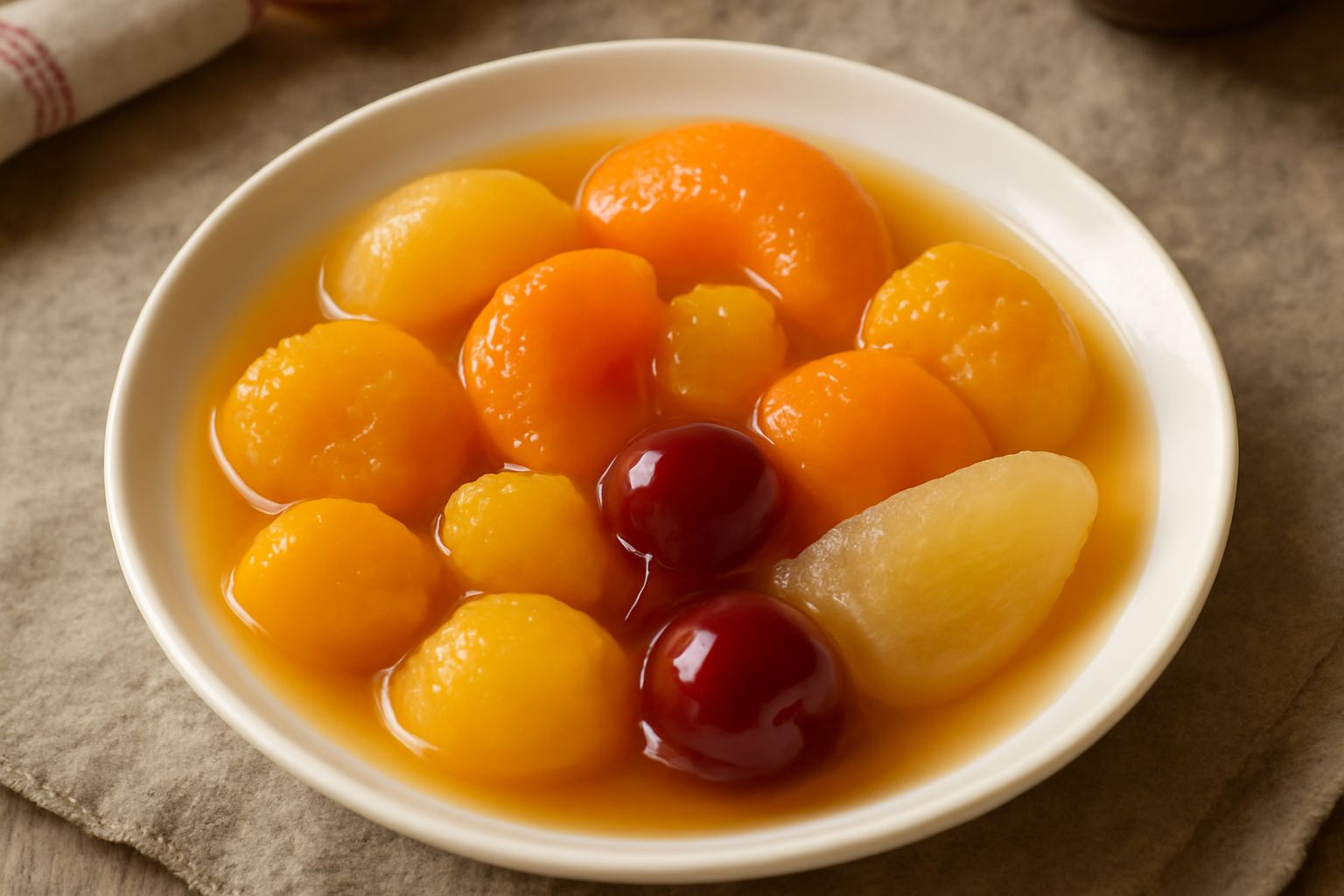 Frutta in sciroppo