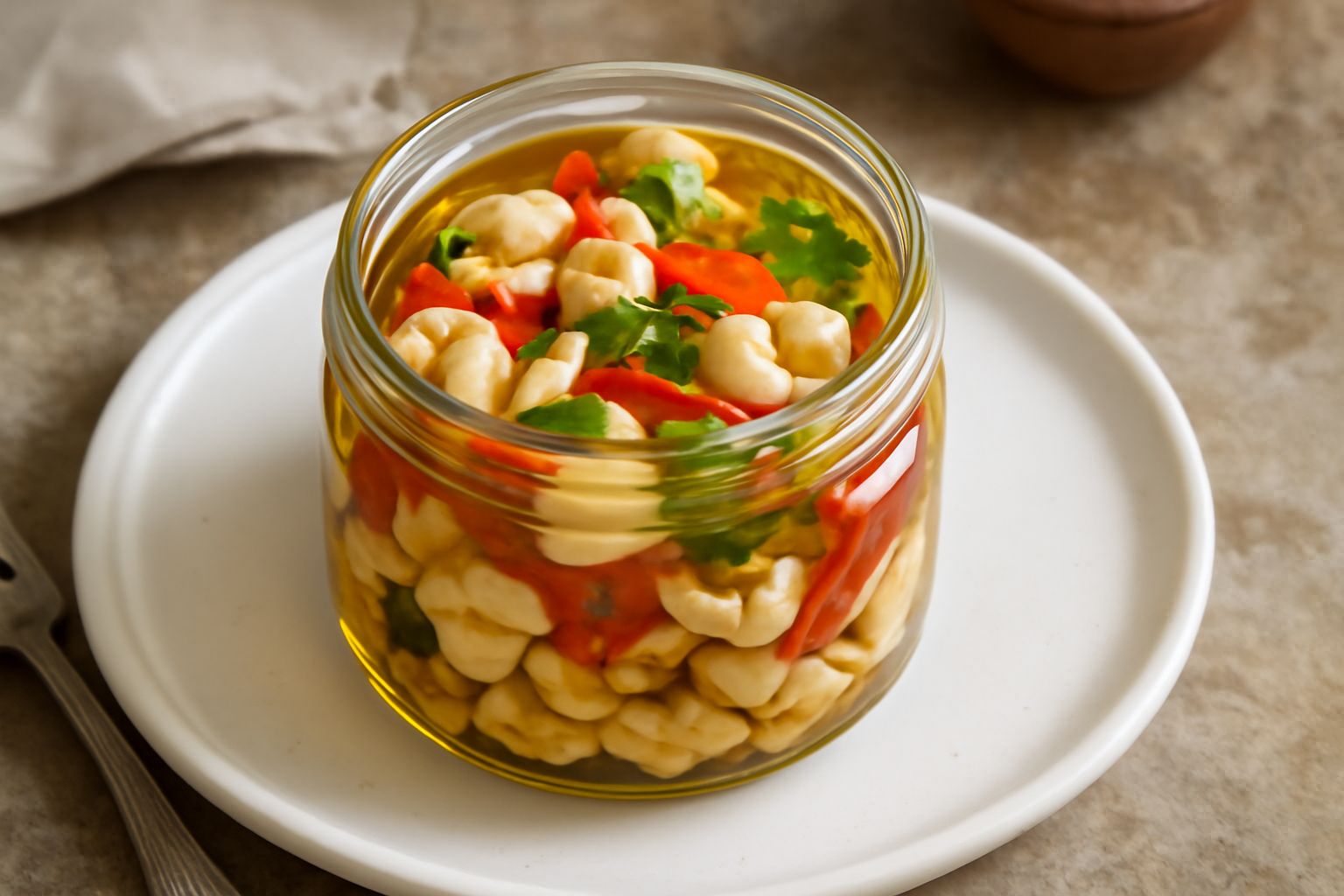 Frutti di mare conservati sott'olio