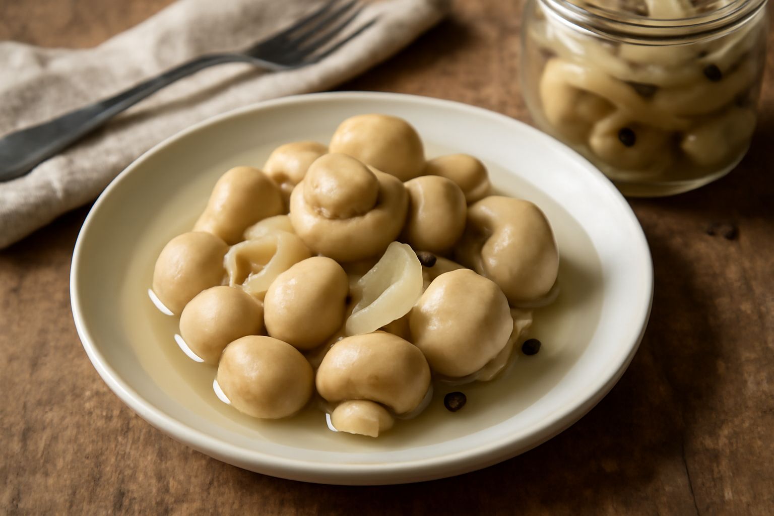 Funghi champignon sottaceto