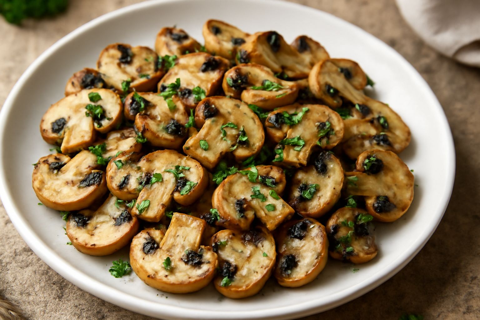 Funghi champignon trifolati