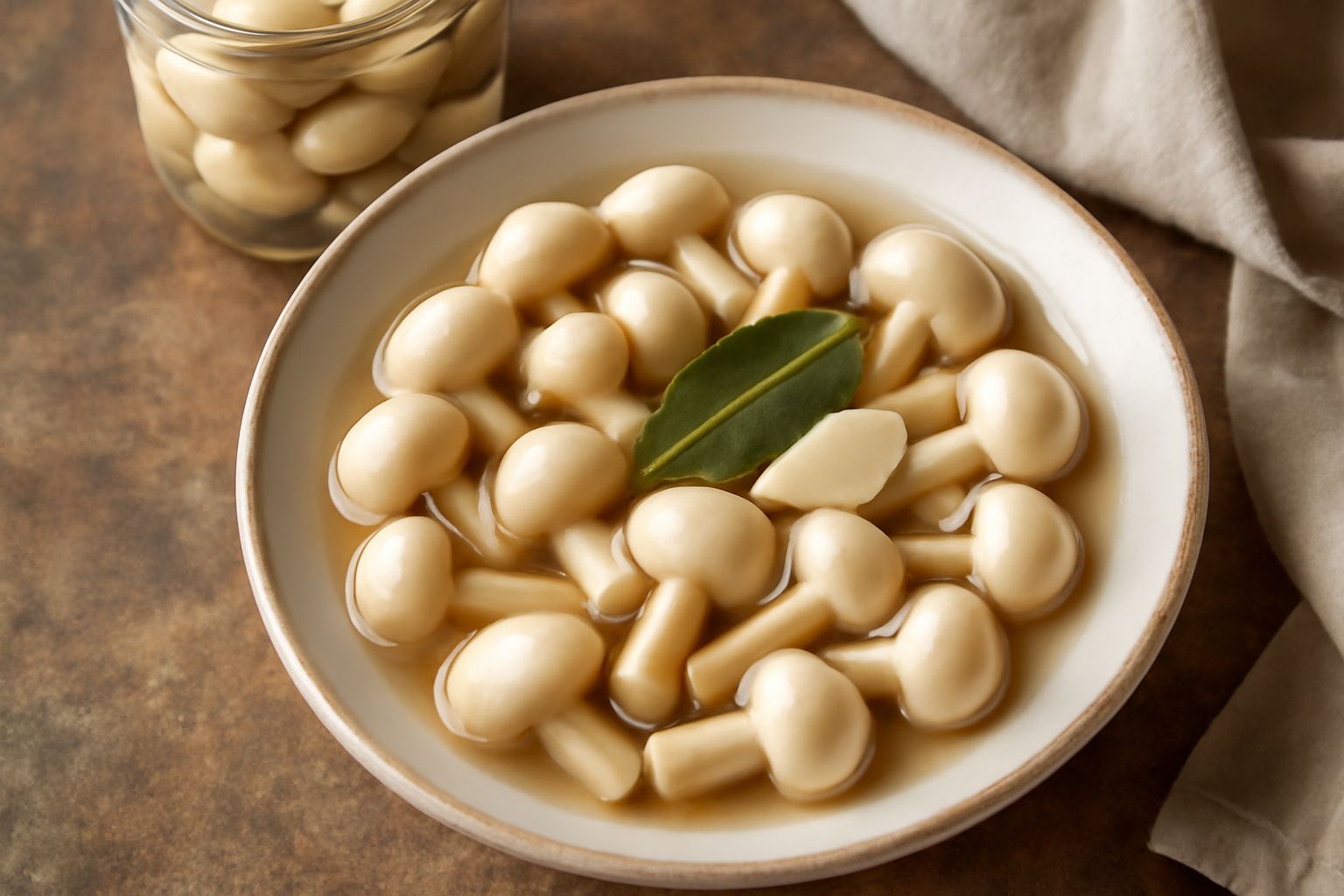 Funghi di prato sottaceti