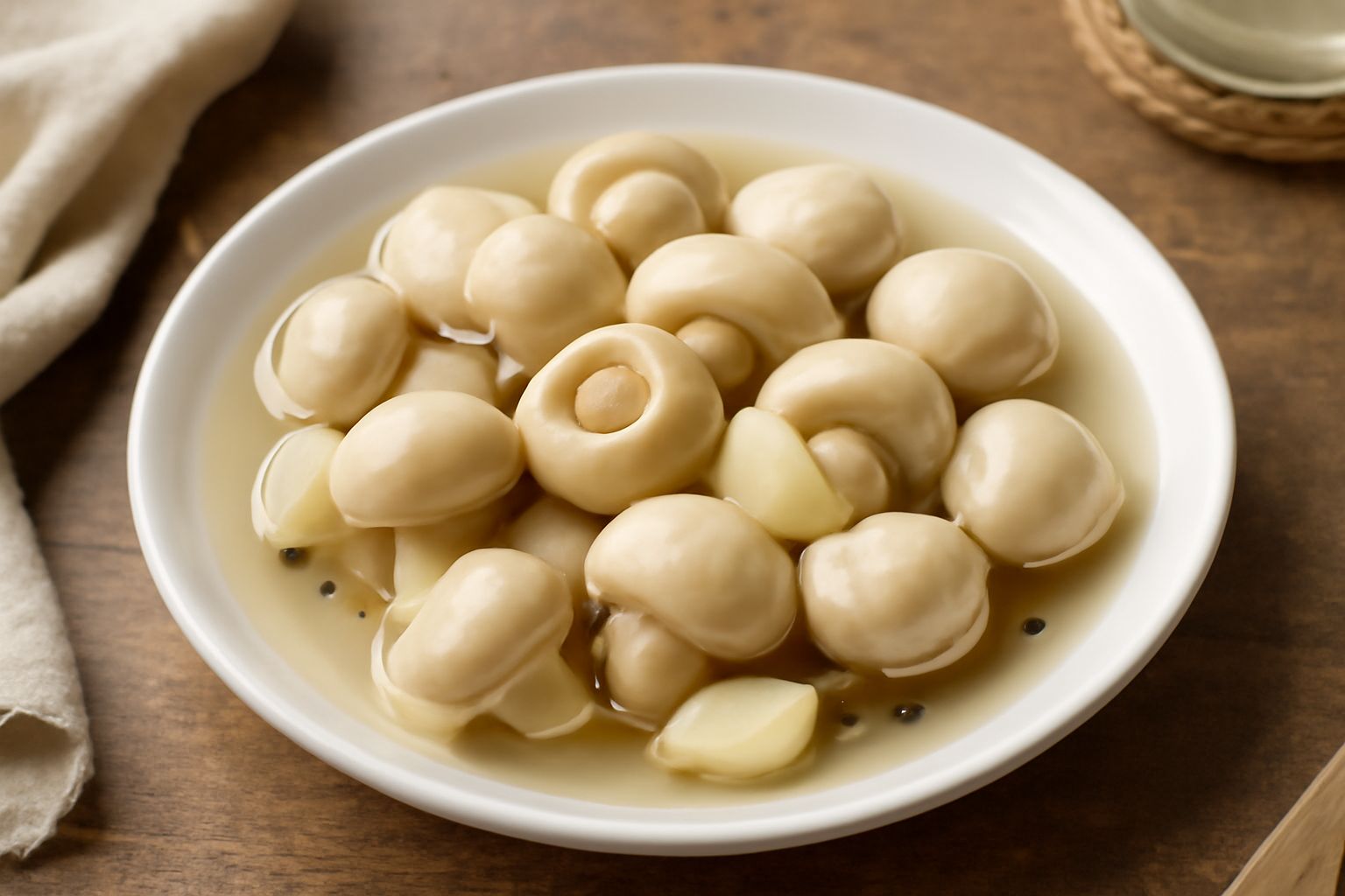 Funghi di prato sottaceto