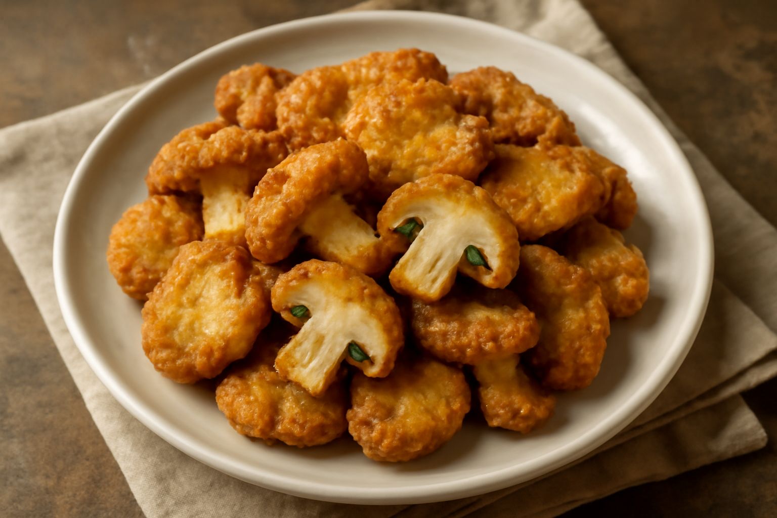 Funghi fritti