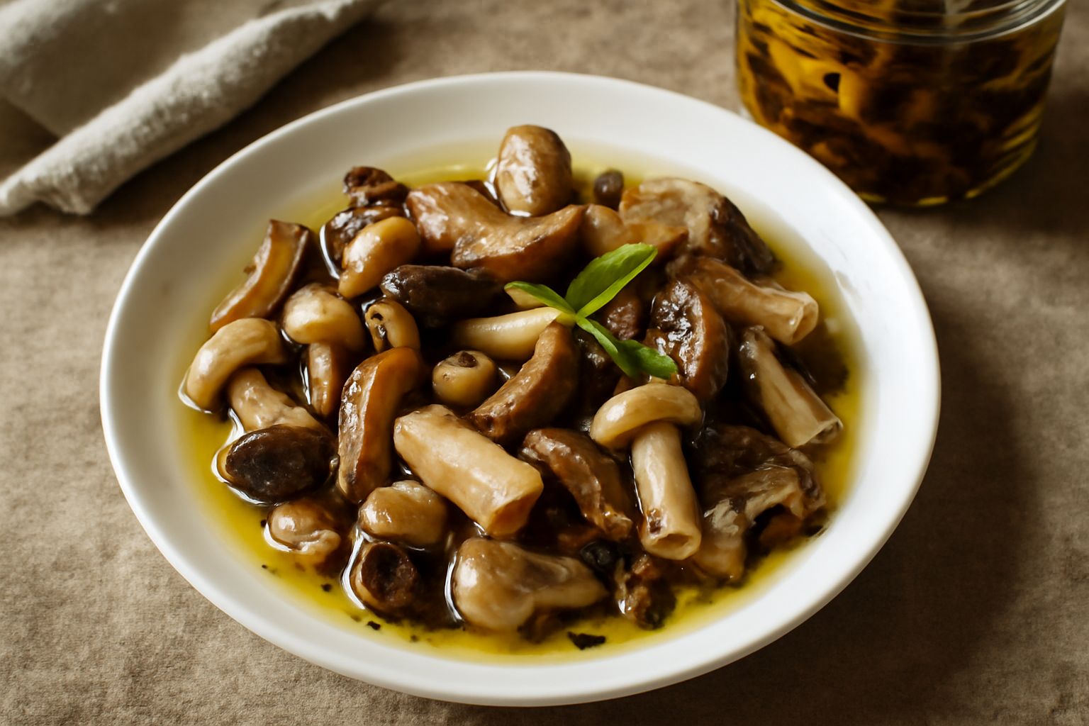 Funghi misti in conserva