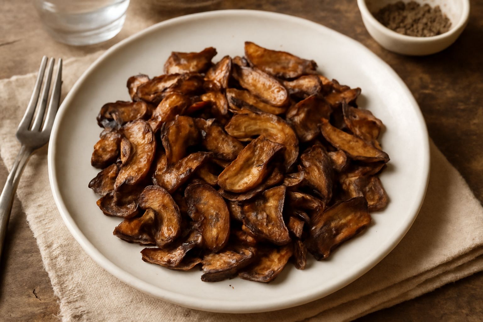 Funghi porcini secchi ripassati