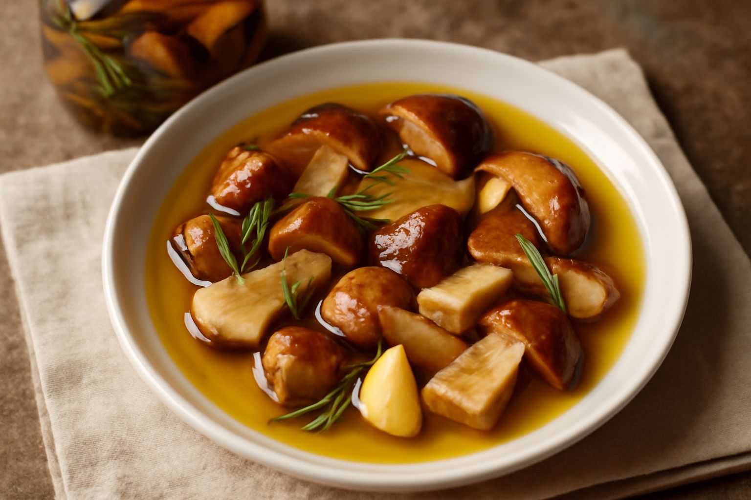 Funghi porcini sott'olio