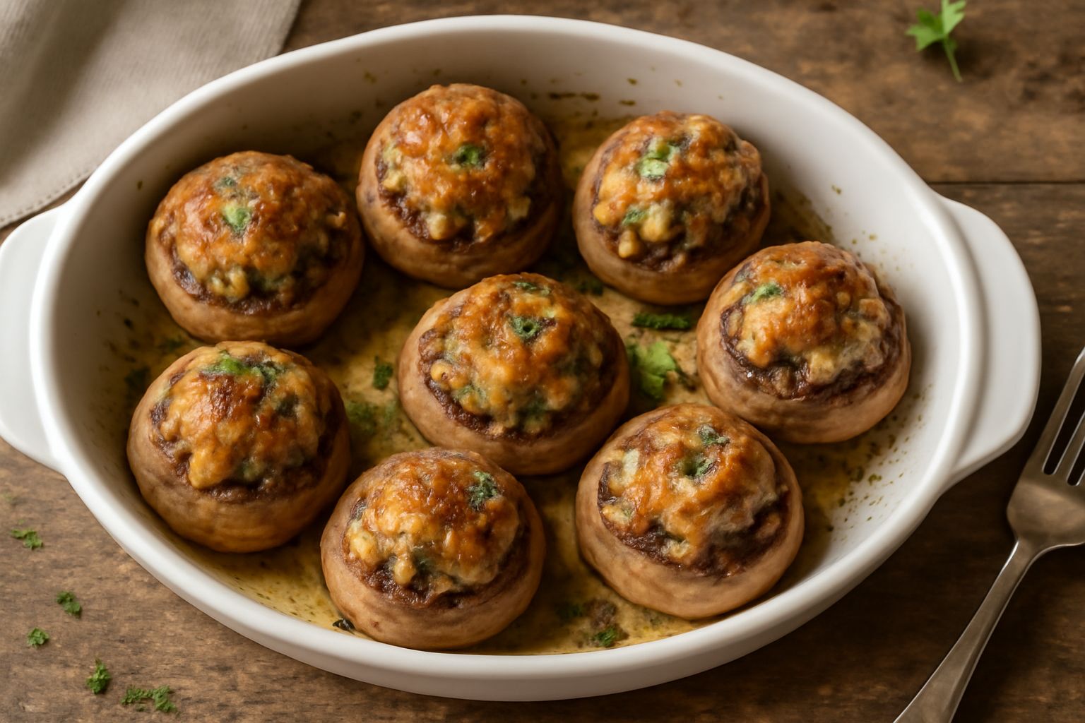 Funghi ripieni