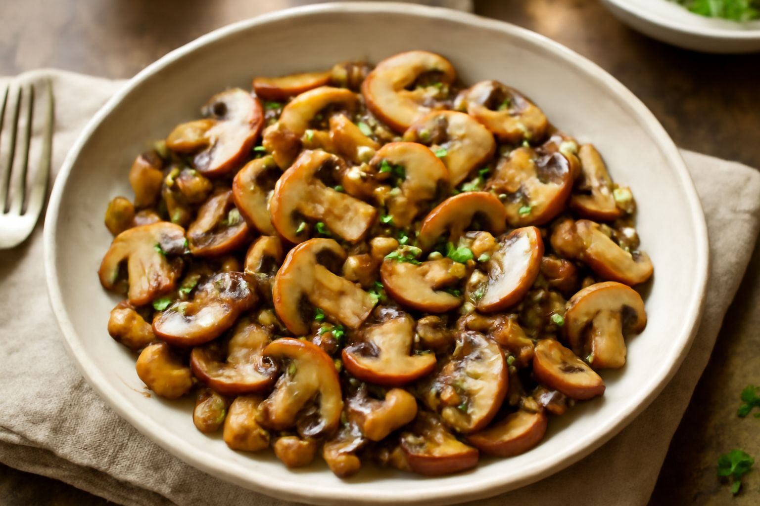 Funghi trifolati sottoli