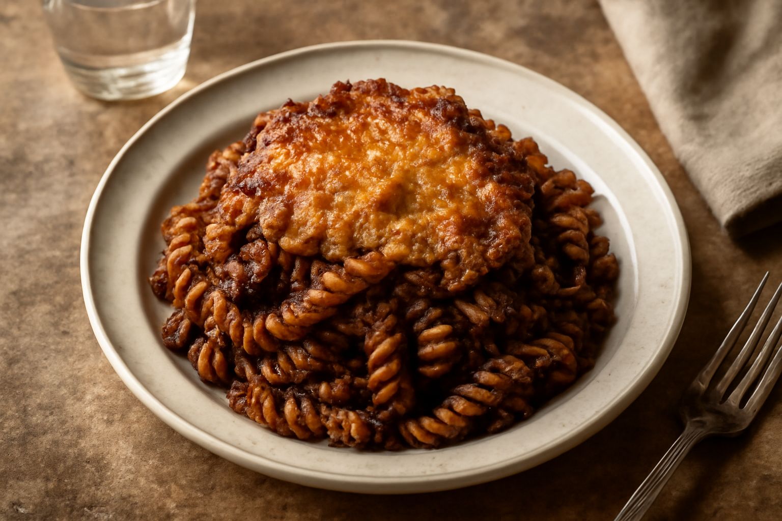 Fusilli al forno messinese