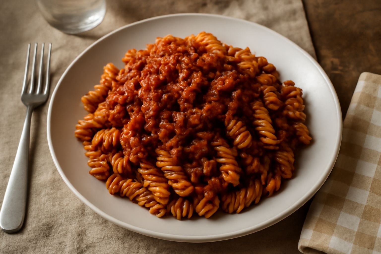 Fusilli al ragù calabrese