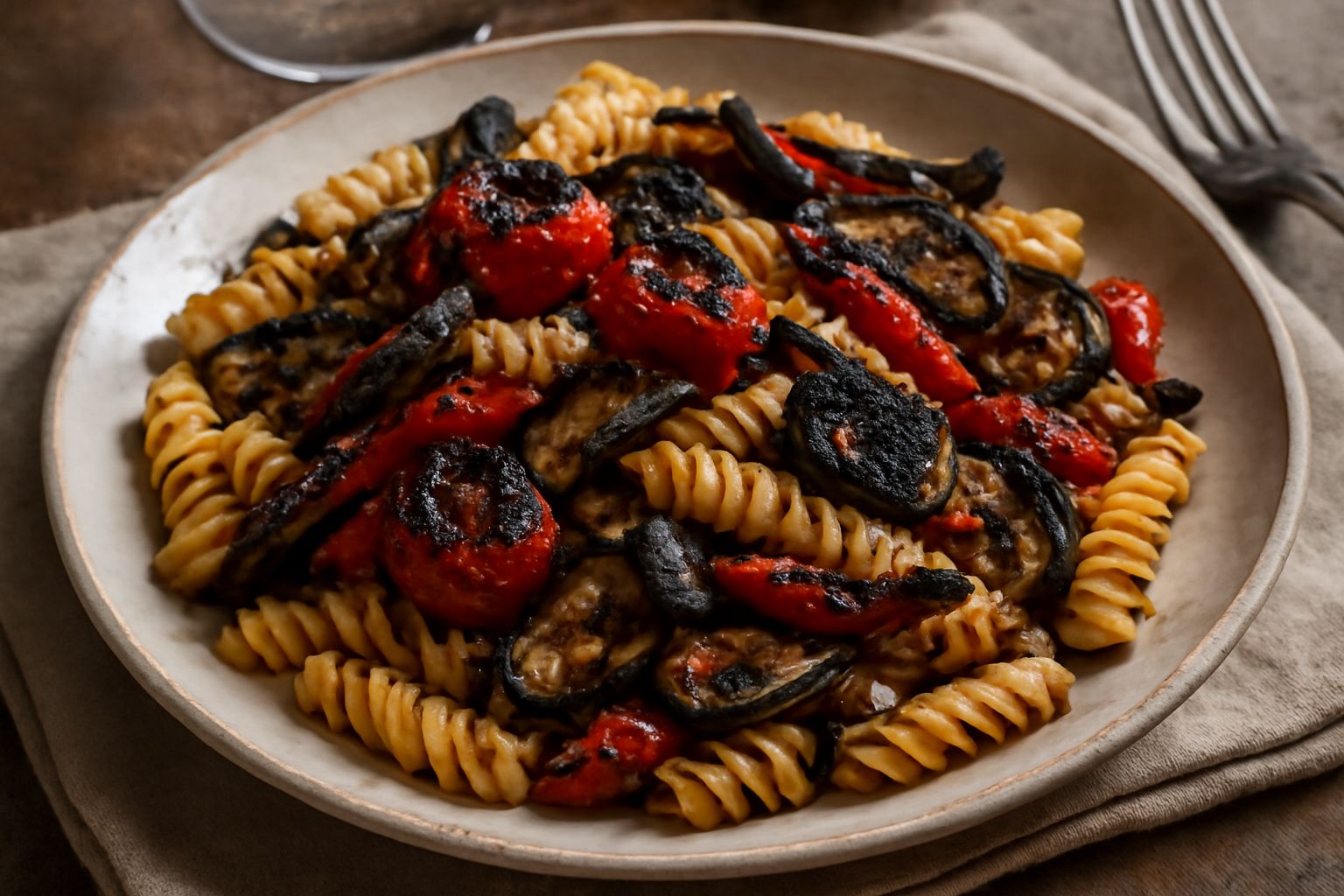Fusilli alla brace