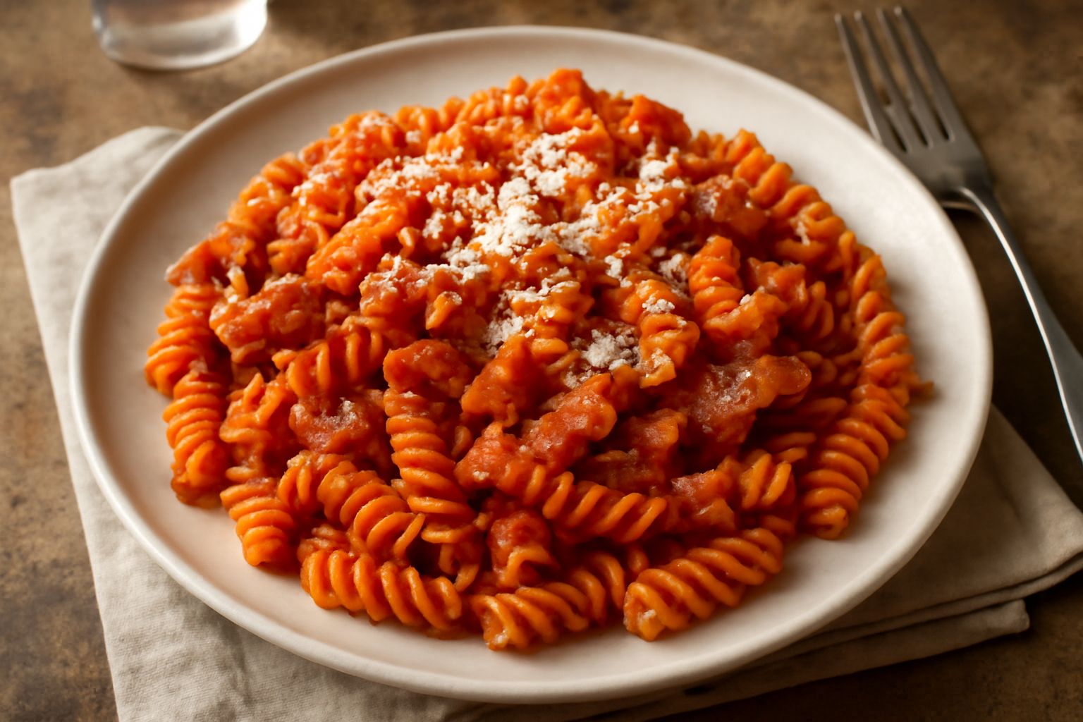 Fusilli all'amatriciana
