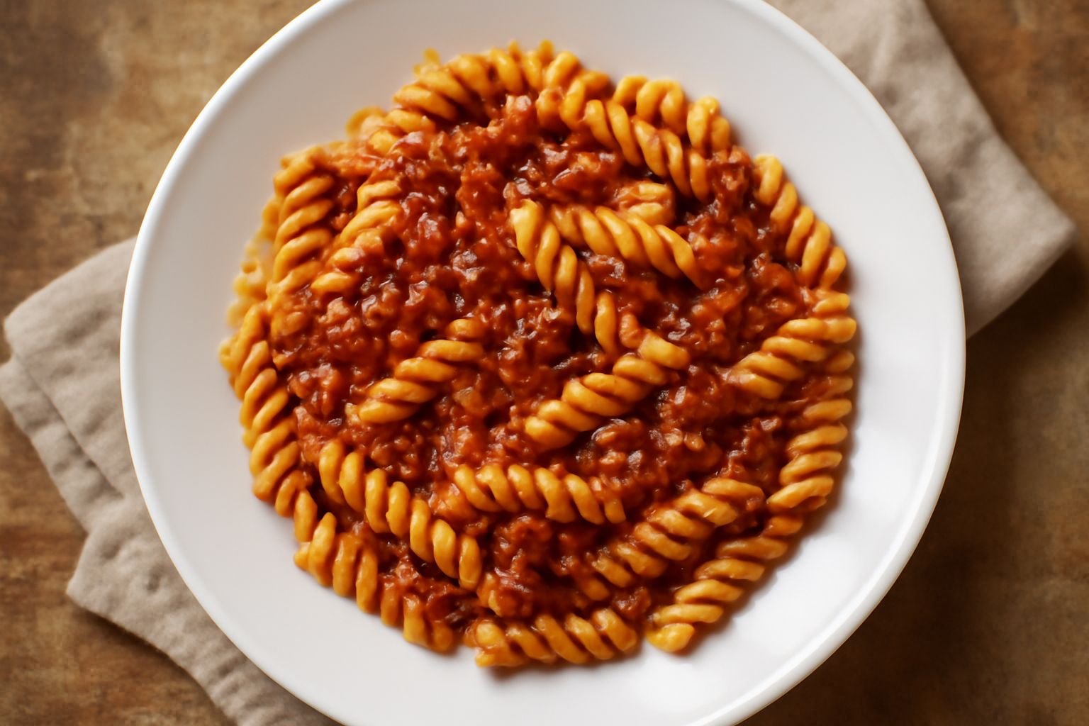 Fusilli col ragù