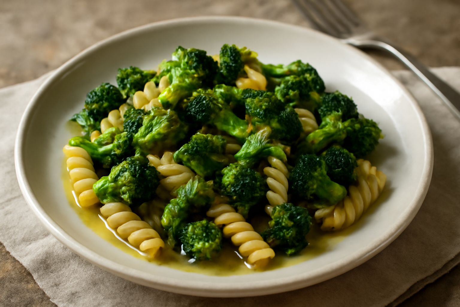 Fusilli con i broccoli arriminati