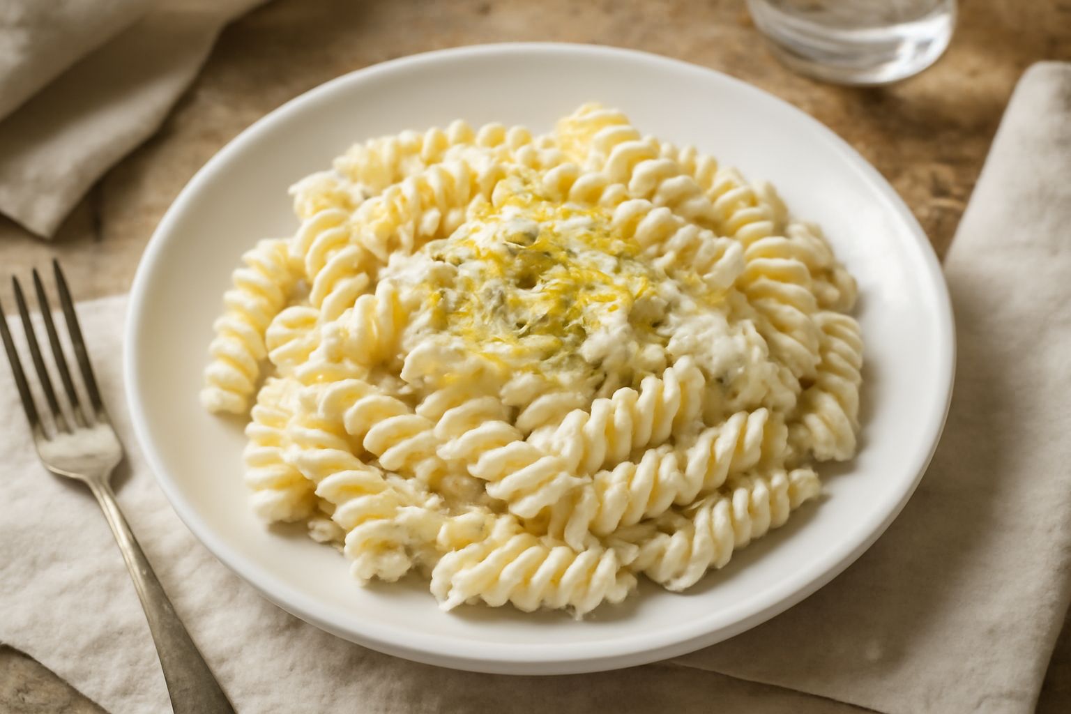 Fusilli con la ricotta