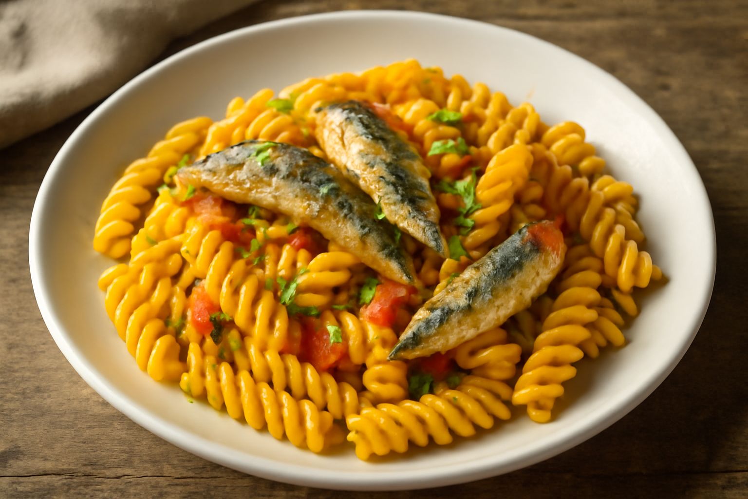 Fusilli con le sarde