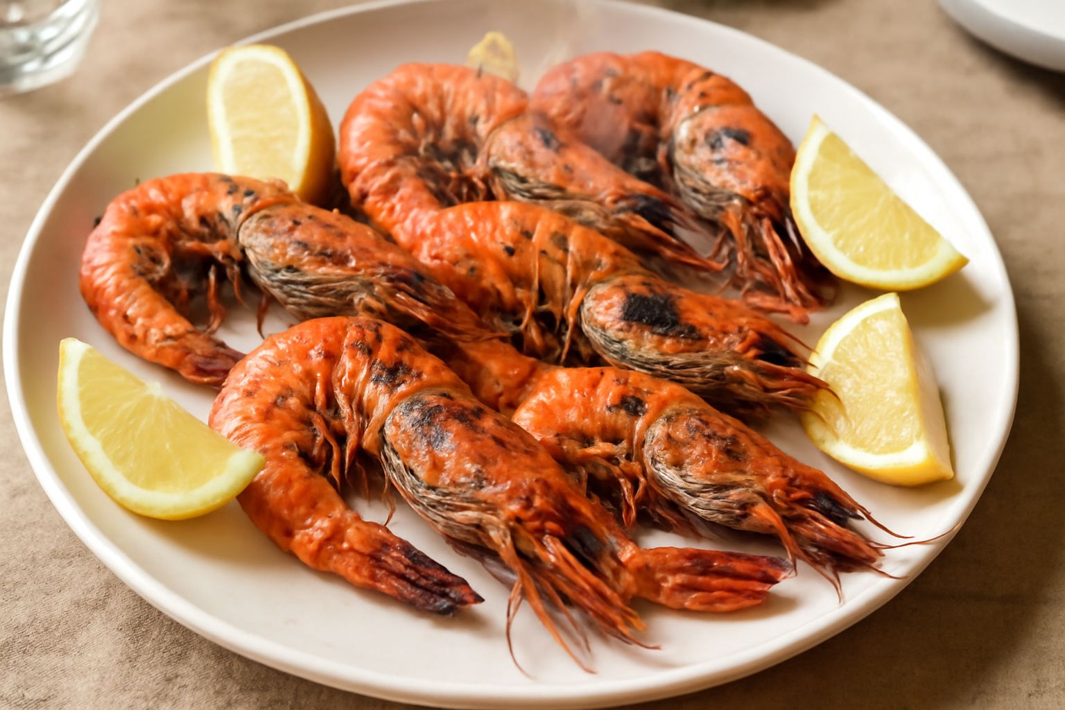 Gamberi alla griglia