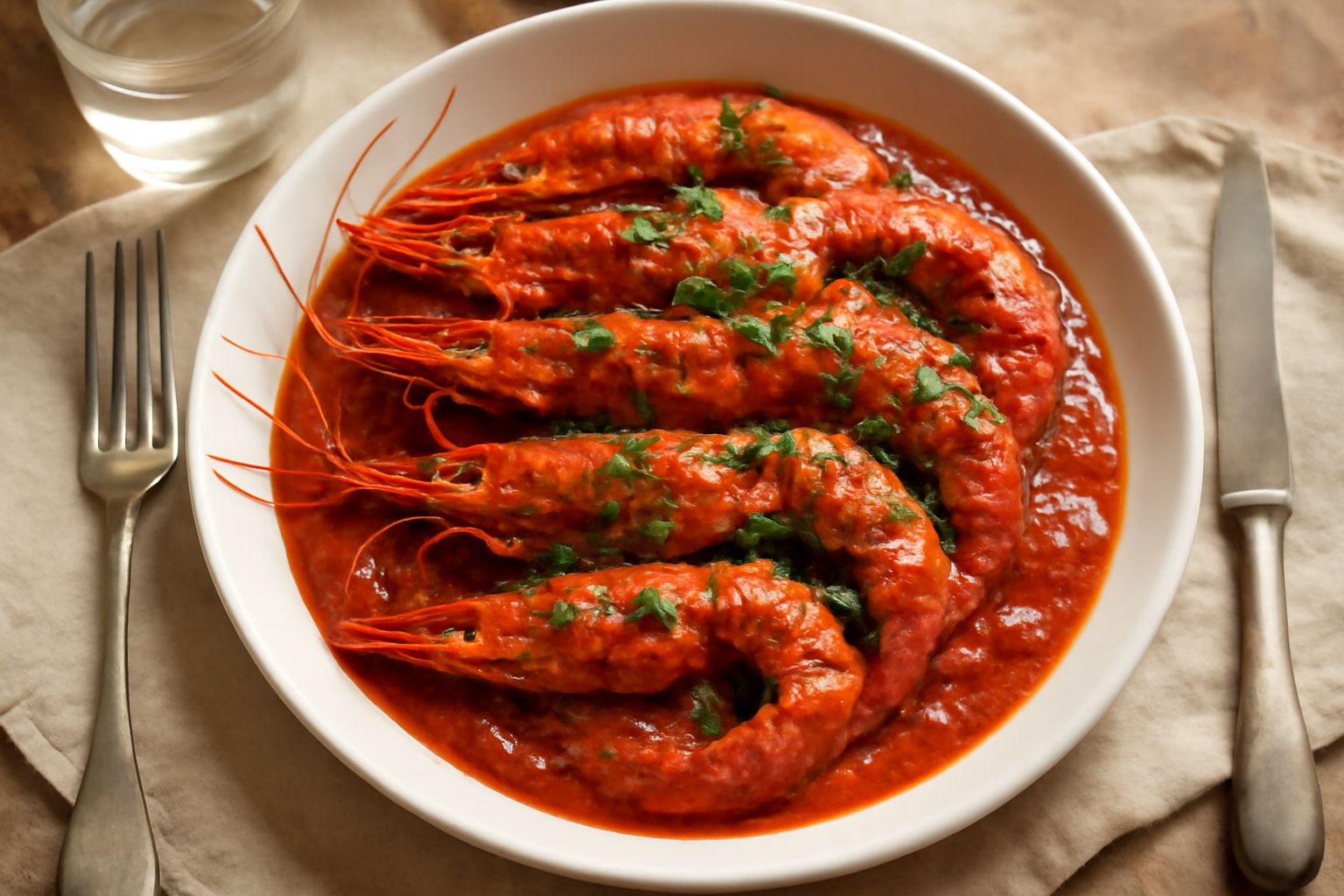 Gamberi alla pesarese