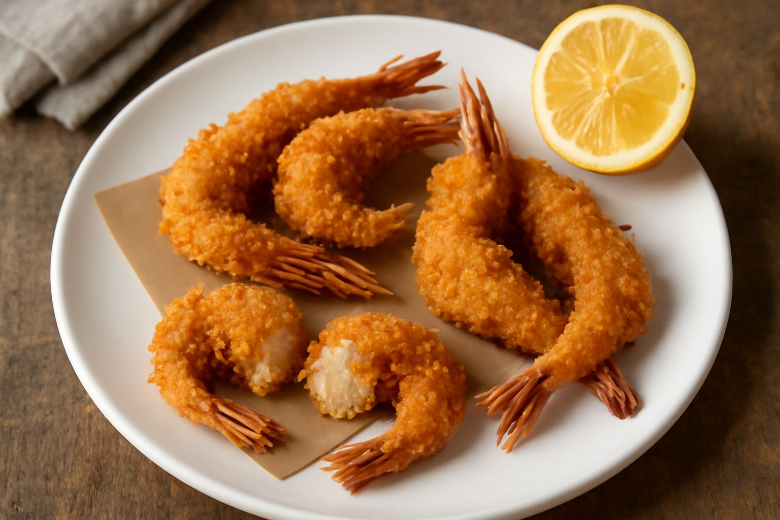 Gamberi di acqua dolce fritti