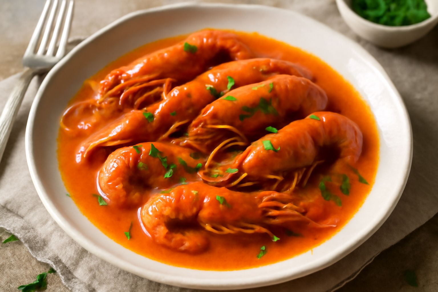 Gamberi di fiume in salsa