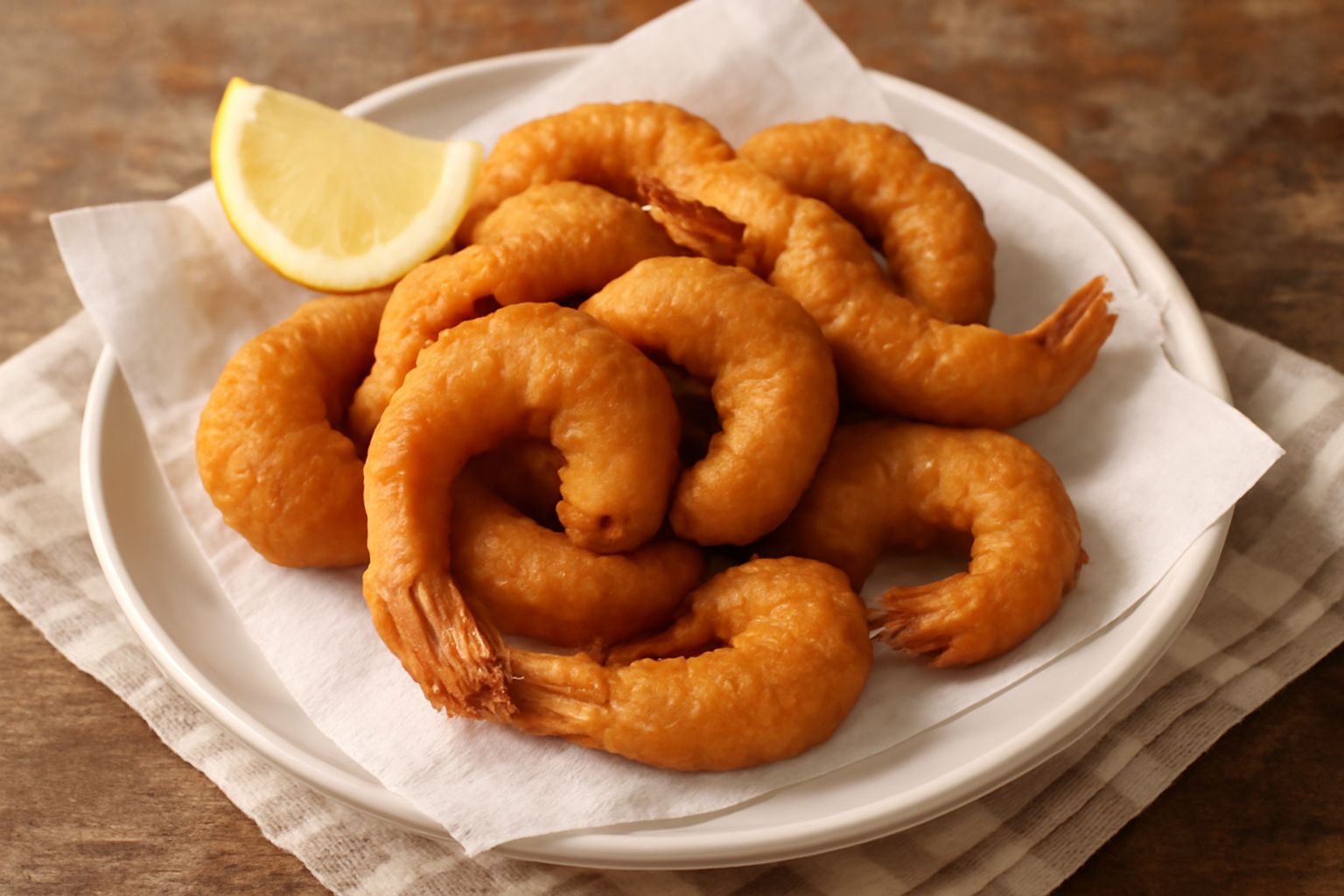 Gamberi fritti