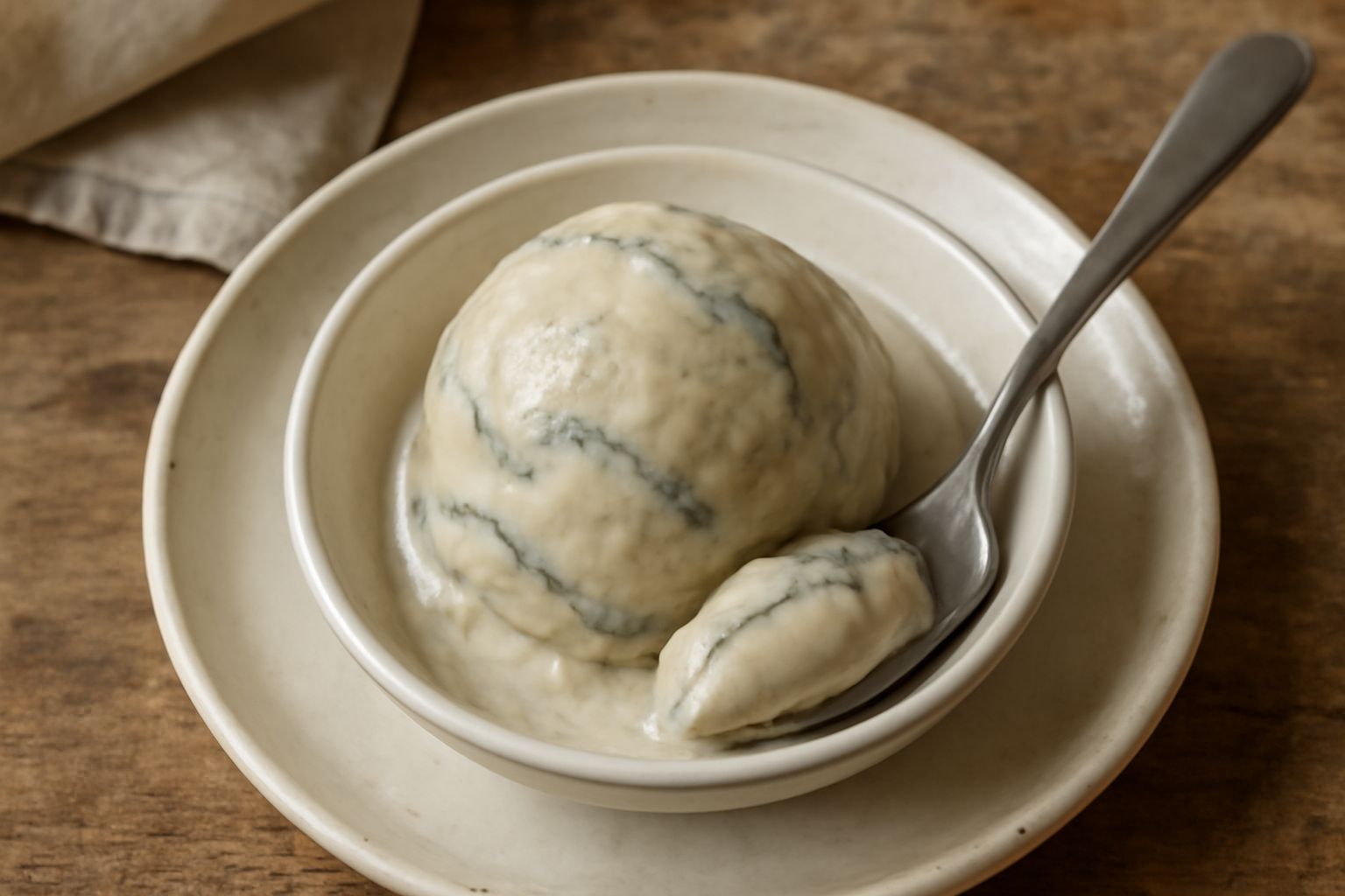 Gelato al gorgonzola