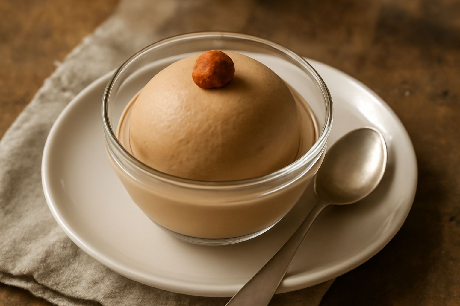 Gelato alla nocciola tonda di Giffoni