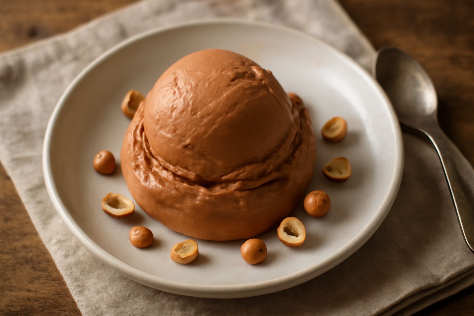 Gelato alle nocciole tostate