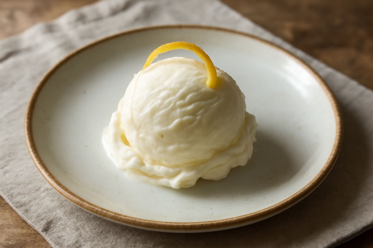 Gelato di bergamotto