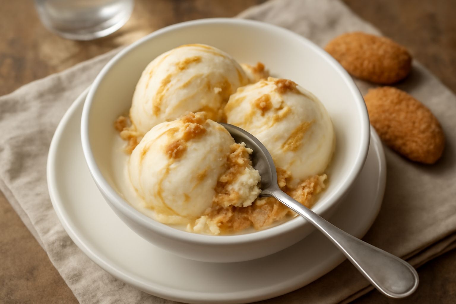 Gelato di biscottini pisani