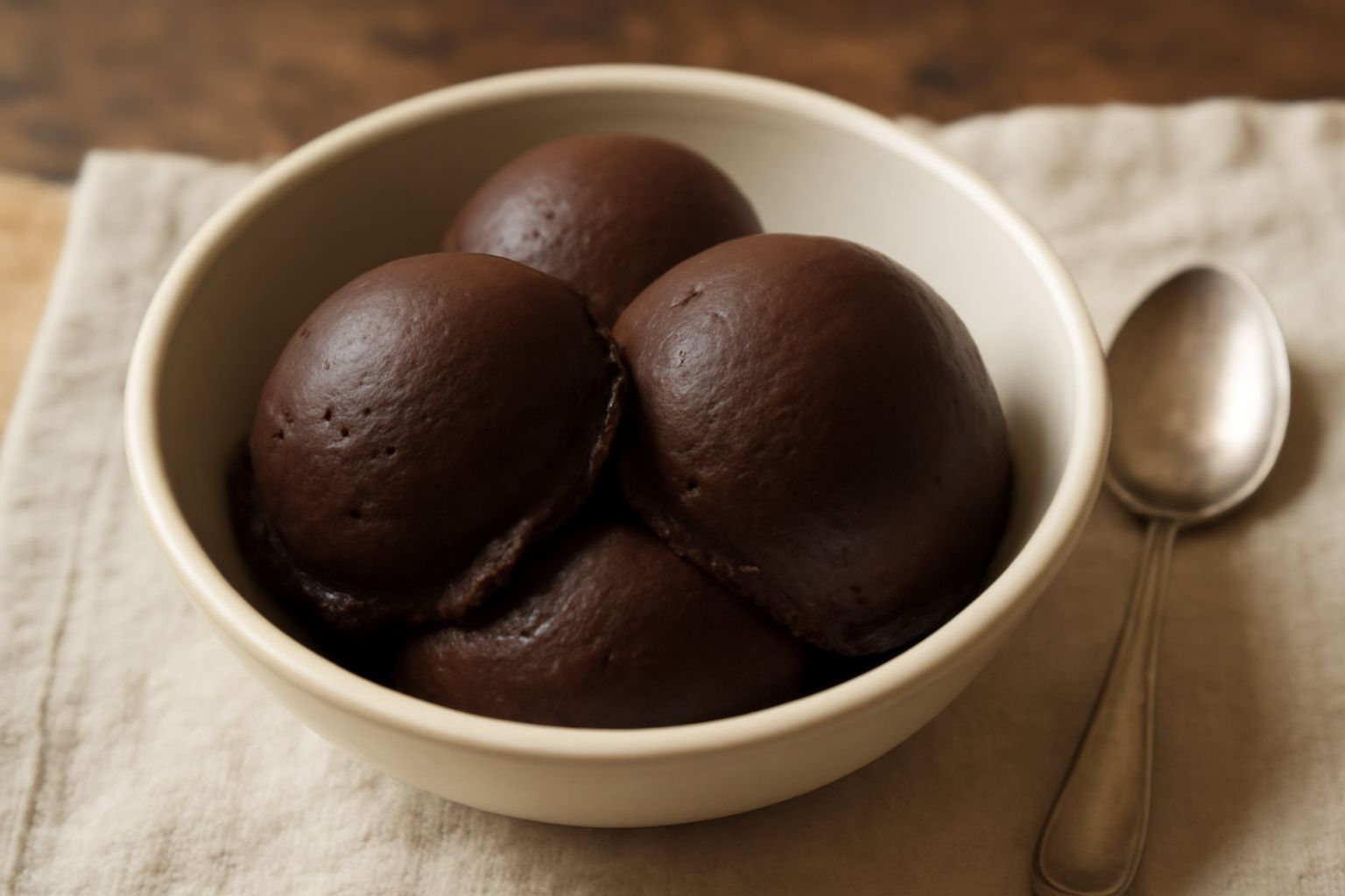 Gelato di cioccolato fondente