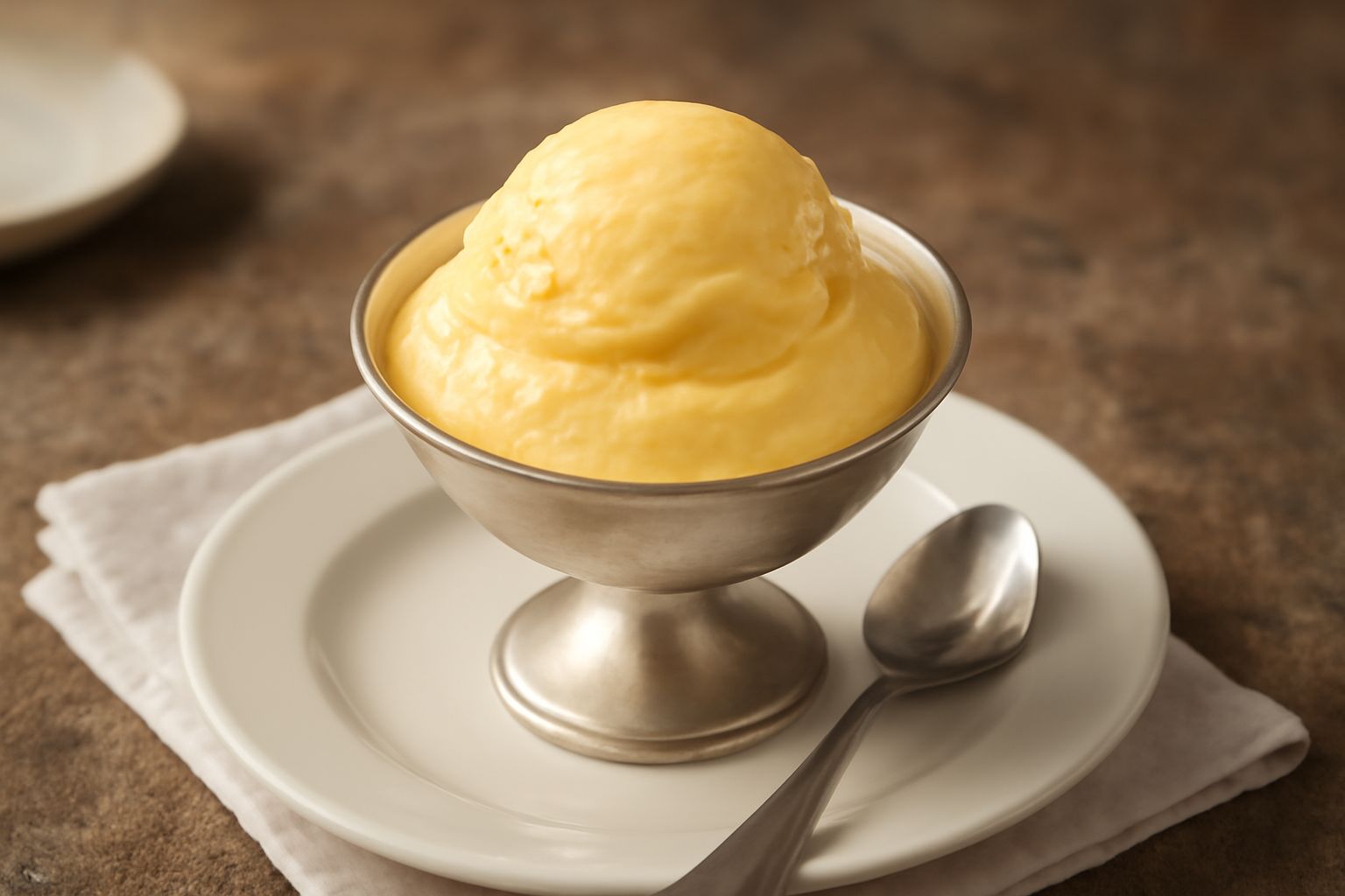 Gelato di crema alle uova