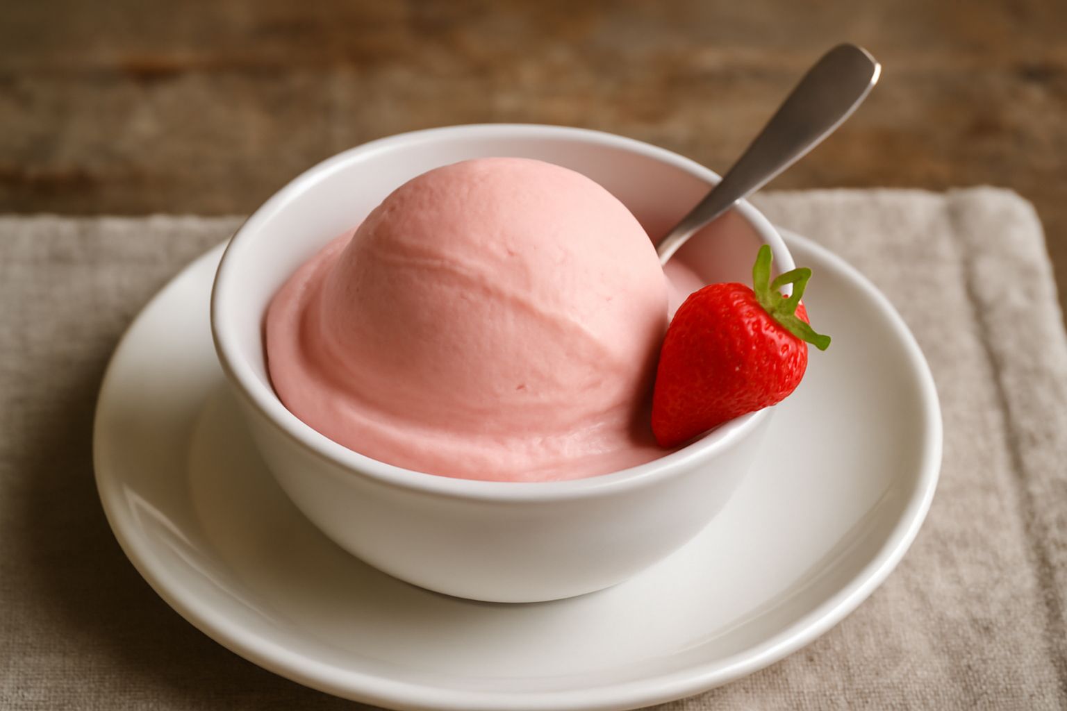 Gelato di fragola di Santarcangelo