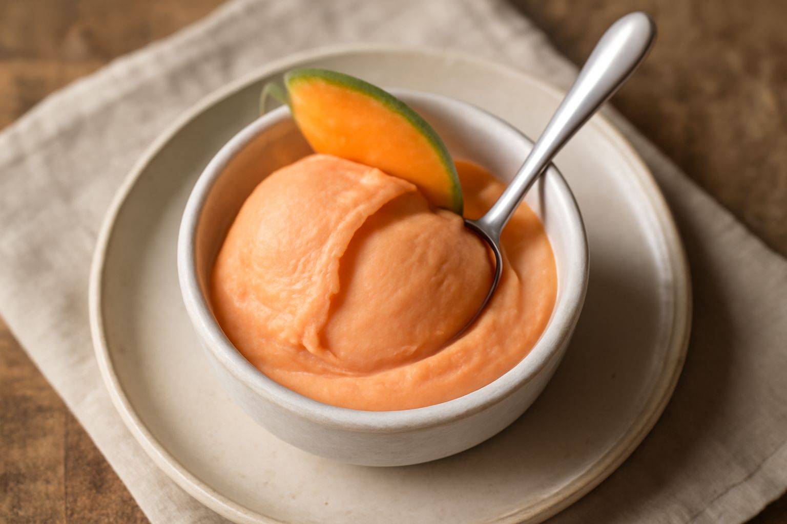 Gelato di gelo di melone