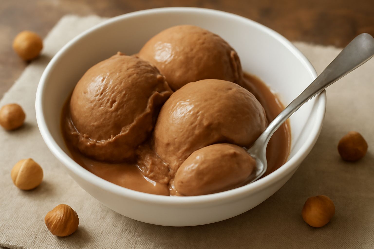 Gelato di gianduja