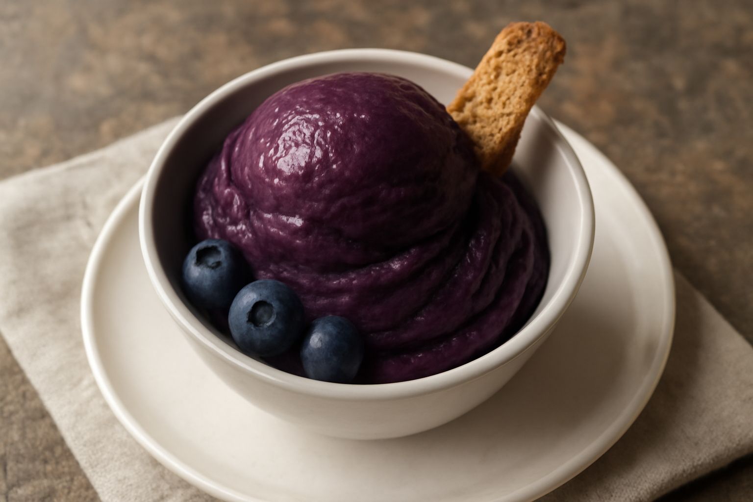 Gelato di liquore di mirti